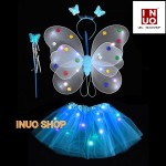 Disfraz luminoso para niñas,Disfraz LED para niñas 2-8 años